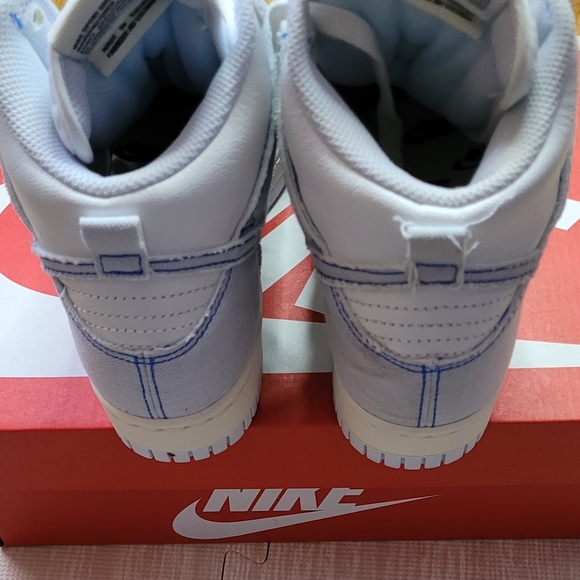 Nike Dunk Hi 1985 Denim - Picture 10 of 16